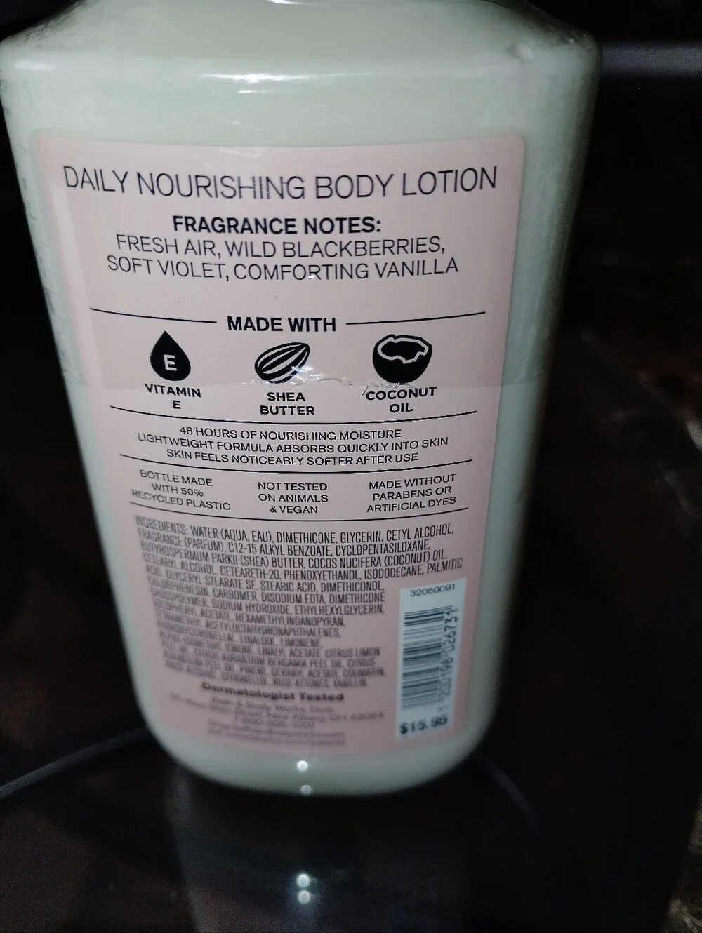 Bath & Body Works Open Sky Body Lotion - White, Yellow, Green, Brown, Blue New